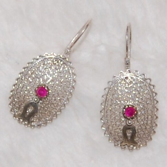 NIB Merve Silver, Genuine Sterling 925 Silver Earrings - Picture 3 of 13